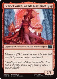 Scarlet Witch, Wanda Maximoff (0855) -  (MSC-855) - Commander: Marvel Super Heroes