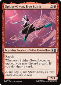 Spider-Gwen, Free Spirit -  (MSC-874) - Commander: Marvel Super Heroes