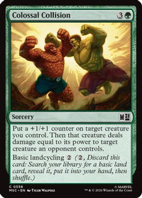 Colossal Collision -  Foil (MSC-558) - Commander: Marvel Super Heroes