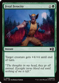 Feral Ferocity -  Foil (MSC-560) - Commander: Marvel Super Heroes