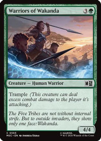 Warriors of Wakanda -  (MSC-565) - Commander: Marvel Super Heroes