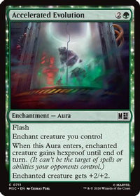 Accelerated Evolution -  Foil (MSC-711) - Commander: Marvel Super Heroes