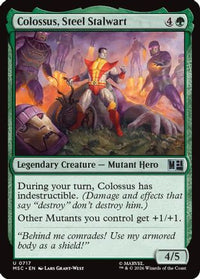 Colossus, Steel Stalwart -  (MSC-717) - Commander: Marvel Super Heroes