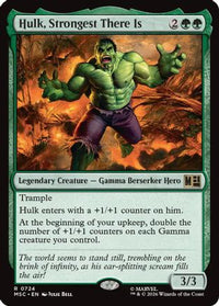 Hulk, Strongest There Is -  (MSC-724) - Commander: Marvel Super Heroes