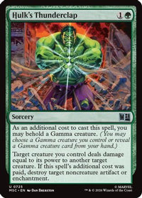 Hulk's Thunderclap -  Foil (MSC-725) - Commander: Marvel Super Heroes