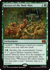 Return of the Mole Man -  Foil (MSC-729) - Commander: Marvel Super Heroes