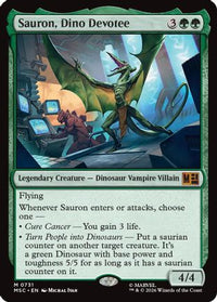 Sauron, Dino Devotee -  Foil (MSC-731) - Commander: Marvel Super Heroes