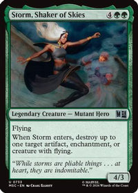 Storm, Shaker of Skies -  Foil (MSC-733) - Commander: Marvel Super Heroes