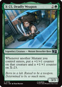 X-23, Deadly Weapon -  (MSC-738) - Commander: Marvel Super Heroes