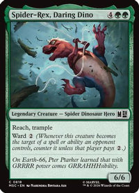 Spider-Rex, Daring Dino -  Foil (MSC-818) - Commander: Marvel Super Heroes