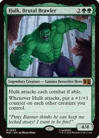 Hulk, Brutal Brawler -  Foil (MSC-833) - Commander: Marvel Super Heroes