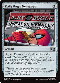 Daily Bugle Newspaper -  (MSC-749) - Commander: Marvel Super Heroes