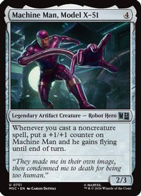 Machine Man, Model X-51 -  Foil (MSC-751) - Commander: Marvel Super Heroes