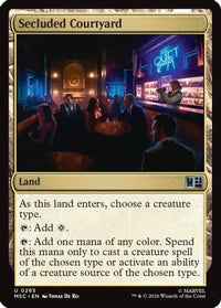 Secluded Courtyard -  (MSC-265) - Commander: Marvel Super Heroes