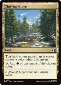 Thriving Grove -  Foil (MSC-579) - Commander: Marvel Super Heroes