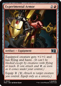 Experimental Armor -  Foil (MSC-543) - Commander: Marvel Super Heroes