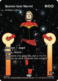 Heaven-Sent Marvel - Archangel of Thune (Borderless) -  Foil (MAR-041) - Marvel Universe Eternal-Legal