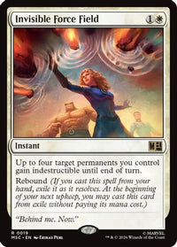 Invisible Force Field (Surge Foil) -  Foil (MSC-019) - Commander: Marvel Super Heroes