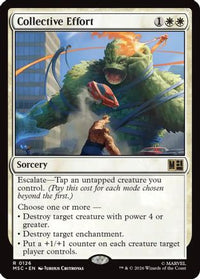 Collective Effort (Surge Foil) -  Foil (MSC-126) - Commander: Marvel Super Heroes