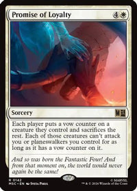 Promise of Loyalty -  (MSC-142) - Commander: Marvel Super Heroes