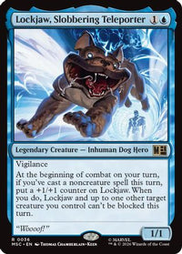 Lockjaw, Slobbering Teleporter (Surge Foil) -  Foil (MSC-036) - Commander: Marvel Super Heroes