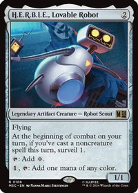 H.E.R.B.I.E., Lovable Robot -  (MSC-106) - Commander: Marvel Super Heroes