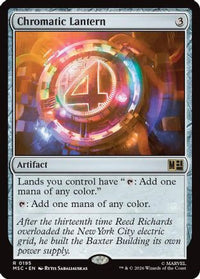Chromatic Lantern (Surge Foil) -  Foil (MSC-195) - Commander: Marvel Super Heroes