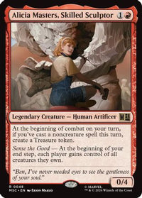Alicia Masters, Skilled Sculptor -  (MSC-048) - Commander: Marvel Super Heroes