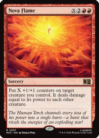Nova Flame -  (MSC-057) - Commander: Marvel Super Heroes