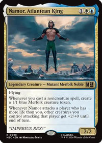 Namor, Atlantean King -  (MSC-088) - Commander: Marvel Super Heroes