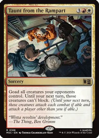 Taunt from the Rampart -  (MSC-188) - Commander: Marvel Super Heroes
