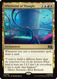 Whirlwind of Thought (Surge Foil) -  Foil (MSC-190) - Commander: Marvel Super Heroes
