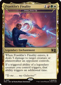 Franklin's Finality - Annie Joins Up (Surge Foil) -  Foil (MSC-281) - Commander: Marvel Super Heroes