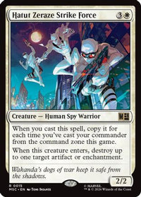 Hatut Zeraze Strike Force (Surge Foil) -  Foil (MSC-015) - Commander: Marvel Super Heroes