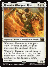 Hercules, Olympian Hero (Surge Foil) -  Foil (MSC-016) - Commander: Marvel Super Heroes