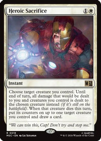 Heroic Sacrifice (Surge Foil) -  Foil (MSC-018) - Commander: Marvel Super Heroes