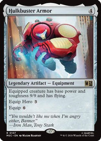 Hulkbuster Armor (Surge Foil) -  Foil (MSC-107) - Commander: Marvel Super Heroes