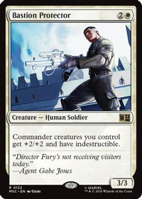 Bastion Protector (Surge Foil) -  Foil (MSC-122) - Commander: Marvel Super Heroes