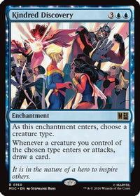 Kindred Discovery (Surge Foil) -  Foil (MSC-150) - Commander: Marvel Super Heroes