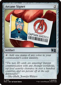 Arcane Signet (0191) (Surge Foil) -  Foil (MSC-191) - Commander: Marvel Super Heroes