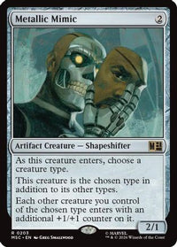 Metallic Mimic (Surge Foil) -  Foil (MSC-203) - Commander: Marvel Super Heroes