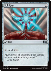Sol Ring (0211) (Surge Foil) -  Foil (MSC-211) - Commander: Marvel Super Heroes