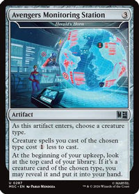 Avengers Monitoring Station - Herald's Horn (Surge Foil) -  Foil (MSC-287) - Commander: Marvel Super Heroes