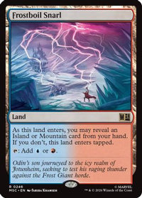 Frostboil Snarl (Surge Foil) -  Foil (MSC-246) - Commander: Marvel Super Heroes