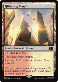 Glittering Massif (Surge Foil) -  Foil (MSC-249) - Commander: Marvel Super Heroes