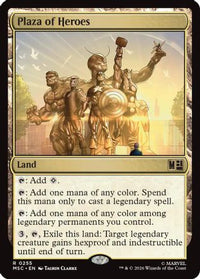 Plaza of Heroes (Surge Foil) -  Foil (MSC-255) - Commander: Marvel Super Heroes