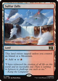 Sulfur Falls (Surge Foil) -  Foil (MSC-269) - Commander: Marvel Super Heroes
