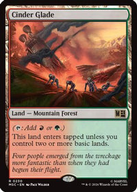 Cinder Glade (Surge Foil) -  Foil (MSC-230) - Commander: Marvel Super Heroes