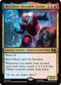 Red Ghost, Intangible Genius (Surge Foil) -  Foil (MSC-092) - Commander: Marvel Super Heroes