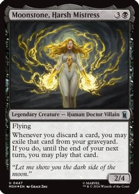 Moonstone, Harsh Mistress (Surge Foil) -  Foil (MSH-447) - Marvel Super Heroes